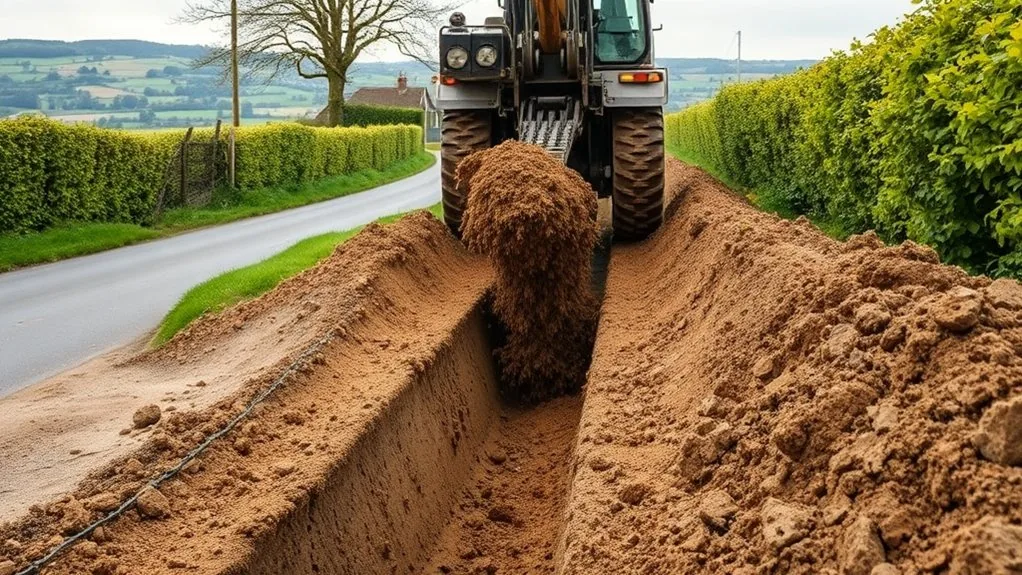 Chain Trenching in Hartley | Fast, Clean Trench Excavation