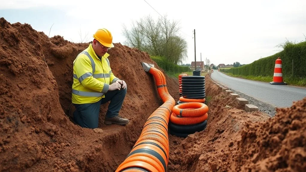 Electric Ducting Installation in Hartley | Power Supply Cable Ducting