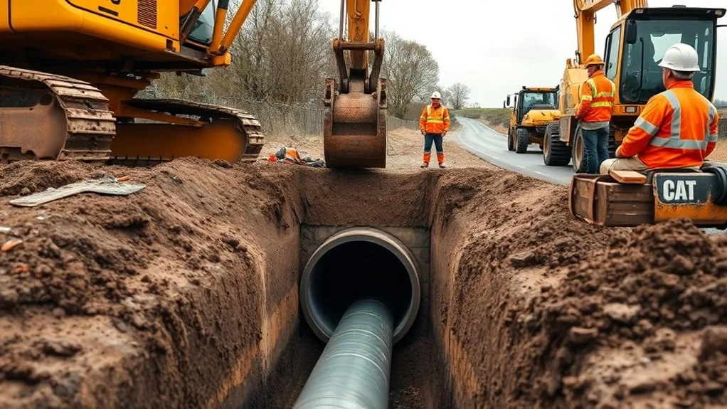 Pipe Ramming in Hartley | Driving Pipes Under Roads, Walls & Buildings